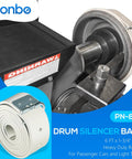 PN 80B Brake Lathe Drum Silencer Band Universal Rubber Noise Reduction Band on brake lathe machine with product details