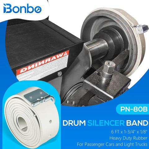 PN 80B Brake Lathe Drum Silencer Band Universal Rubber Noise Reduction Band on brake lathe machine with product details