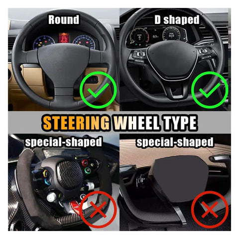 Dope Pink Rhinestone Bling Soft Leather Steering Wheel Cover For Cars 15 Inch Auto Fresh Interior with round and D-shaped styles.