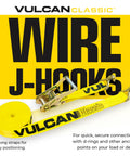 Complete Axle Strap Tie Down Kit With Wire Hook Ratchet Straps In Classic Yellow showcased in promotional graphic