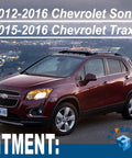 2015-2016 Chevrolet Trax at dusk for Automatic Shift Knob Kit For Chevy Sonic 2012 To 2016 And Trax 2015 To 2016 Replacement