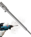 Heavy Duty Hole Saw Kit For Efficient Concrete Drilling With Wear Resistant Carbide Bits Perfect For Plumbing And Masonry Installations To Tackle Tough Construction Sites Smooth Performance Guaranteed drill bit in use