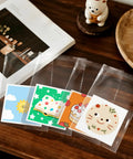 Self Sealing Clear 6 By 9 Inch Cellophane Bags Pack Of 200 For Cookies Snacks Bakery Gifts Envelopes Small Parts With Resealable Adhesive And Scalloped Edges For Easy Grab-And-Go Packaging, clear sleeves holding cards