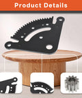 Beefed Up Steering Sector And Pinion Gear With Bushings Replacement For John Deere on display table with component details