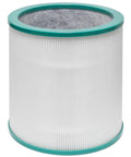 Replacement Filter For Dyson TP02 TP03 And Tower Purifier 968126-03 True HEPA Upgrade, cylindrical filter with green rims