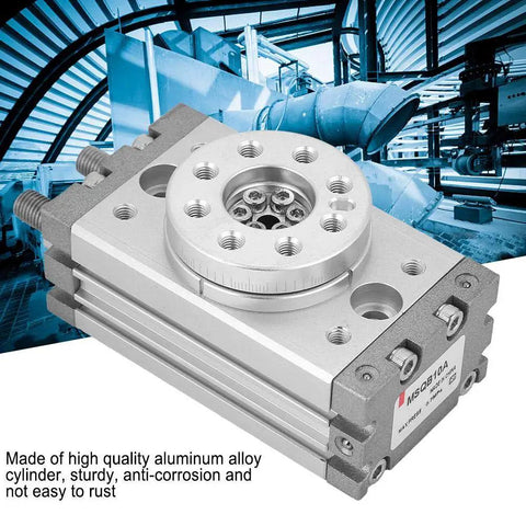 Beefed Up 15Mm Rotary Pneumatic Cylinder, 180 Degree SMC Type With Aluminum Alloy Body, Rust Resistant