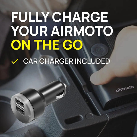 Beefy Portable Power Bundle Packing Car And Home Adapters For Wireless Tire Inflators Rapid Charge Backup Station, black car charger with dual USB ports.
