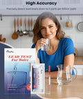 No Sweat Lead Water Test Kit Delivers Clear Tap And Well Results Runs Fast In Ten Flat Detects Issues Down To Five Ppb with kit and glass.