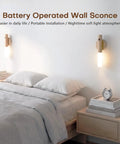Keep Your Hallway And Patio Hella Bright With These Nifty Rechargeable Motion Sensor Wall Lights That Auto Trigger At Dusk For Hassle Free Mounting And Serious Emergency Backup In A Pair, battery-operated wall sconce with soft light in bedroom.