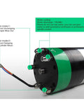 Beefy 5.5Kw Water Cooled Spindle With 8 Tool Automatic Changer Bt30 Mount Dual Voltage close-up of connections and cooling system.