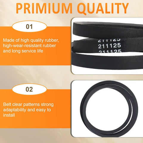 Boss Washer Belt Kit Replacement For Maytag And More showing high-quality rubber construction and easy installation features.