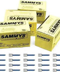 Sammys Concrete and Steel Anchor with Zinc Finish, Corrosion Resistant Vertical Threaded Rod Anchor, Pack of 100 displayed in boxes