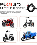 Universal Motorcycle Cruise Control Throttle Lock Waterproof Handlebar Bracket Rock Solid Wrist Saver For Atvs And E Bikes Effortless Long Haul Cruising Gear Grip Tight Black with different motorcycle models.