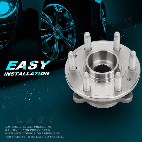 Front Wheel Bearing And Hub Assembly 515167 For 2015 To 2022 Chevrolet Colorado And 2015 To 2022 GMC Canyon 4WD With ABS 6 Lug