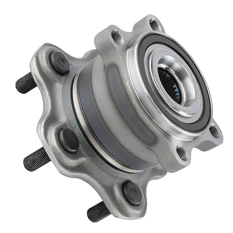 Rear Wheel Bearing Hub Assembly For 4WD Nissan Pathfinder 2013-2019, Infiniti JX35 AWD 2013, Infiniti QX60 AWD 2014-2019, Nissan Murano AWD 2015-2019 Replacement Kit Direct Fit Easy Install Premium Quality, close-up view