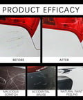 Before and after image using Magic Scratch Repair Pen For Cars No Tools Quick Fix For Scratches Swirls And Scuffs Kit