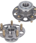 Rear Wheel Bearing And Hub Assembly Set Of 2 For Acura TL 1999 Through 2003 And Honda Accord 1998 Through 2002 Rear 5 Lug With ABS