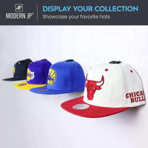 Killer 16 Pack Adhesive Hat Hooks For Wall Setup With Zero Hassle And Savage Strong Hold Perfect For Baseball Caps And Fitted Hats Working As A Sleek Wall Display Rack In Black To Level Up Your Cap Game