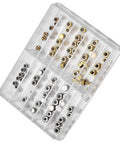 Watch Repair Tool Kit With Assorted Crown Parts Replacement Accessories Pro Grade High Quality Alloy Copper Construction Multiple Sizes
