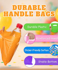 Colorful Party Favor Gift Bags With Handles 100 Pack Multicolor Bulk For Easter Treats Kids Birthday Party Craft Reusable