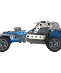 Side view of 10 In 1 Rally Racer Model Vehicle Building Kit For Kids, STEM Education Toy For Ages 8 And Up, Real Motor Included