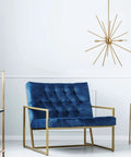 Novogratz Celeste 4 Light Chandelier In Matte Brass Dope Modern Glam Ceiling Fixture With Open Frame Design in living room