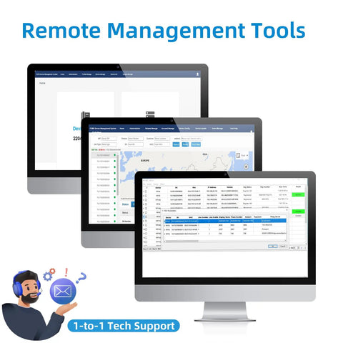 Remote management tools for Analog Telephone Adapter With 1 FXS Port For VoIP, SIP Ready, AP And Repeater Mode support dashboard