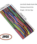 Colorful Knife Handle Slabs Pair For DIY Knife Making Colorful Scales Grips Pearl Resin Polymer Blanks, 5.1x1.77x0.23in