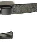 Screen And Storm Door Pushbutton Latch In Black With Colonial Hammered Finish Built To Last Ideal For Outswinging Wood Or Metal Doors Fits Doors From Three Quarters To One And One Quarter Inches Thick Includes Two Strike Sizes And Shims
