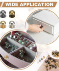Killer 36 Pack Mini Drawer Pulls And Small Silver Cabinet Knobs With Sturdy Screws For Vintage Furniture Makeover jewelry drawer application.