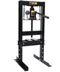 6 Ton Hydraulic Shop Press H Frame With Gauge For Precision Bearing Pressing, Heavy Duty Bending And Straightening, Black