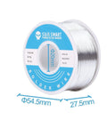 Leaded Solder Wire 0.6mm Sn63Pb37 With Flux Rosin Core for Electronics Soldering 100g Roll, dimensions visible on spool