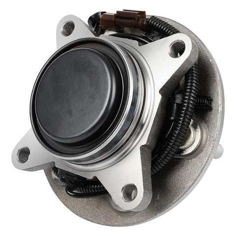 Top view of Front Wheel Hub Bearing Assembly Fits 2018-2019 Ford Expedition, 2018-2019 Ford F-150, And 2018-2019 Lincoln Navigator, ABS Sensor Wire Included