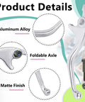Product details of aluminum Tuttio Soleil01 e-bike brake lever with folding axle for smooth stopping and easy maintenance.