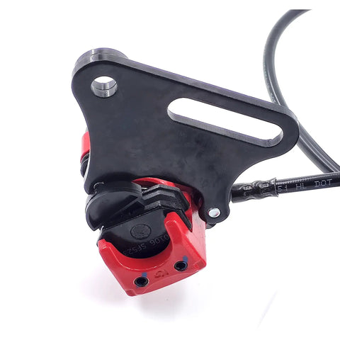 Front And Rear Brake Assembly Kit For IN 10 Electric Dirt Bike Upgrades Beefed Up Braking Power With Durable Black Rear Calipers And Discs