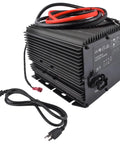 Jobsite Ready Hb600 24V 25A Scissor Lift Battery Charger Replacement For Genie Skyjack Jlg Lifts with red and black cables.