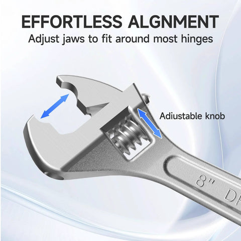 Knuckle Bender Door Hinge Tool With Built In Hinge Pin Remover Heavy Duty Steel Realignment Tool for adjusting door hinges