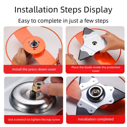 Installation steps for Heavy Duty Mower Deck Guard Shield For Debris Protection And Longevity, Thickened Steel Brush Cutter Protector