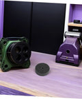 Six Piece Nylon Buffing Wheels With 10mm Hole For Furniture Polishing And Delicate Burnishing Jobs That Look Fresh Without Gouging The Surface on a worktable.