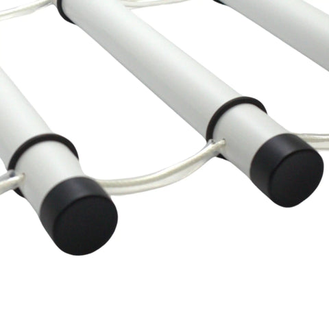 Heavy Duty PVC Scuba Tank Rack Organizer For Car And Home Holds Up To 3 Tanks 20 Inch Long By 2 Inch Diameter Prevents Rolling