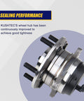 Side view of 512326 Rear Wheel Bearing And Hub Assembly For Hyundai Santa Fe Veracruz Sorento 5 Lug With ABS Rear FWD