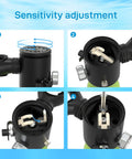 Sensitivity adjustment of Pocket Size 0.5L Inflatable Mini Scuba Tank Portable Dive Gear DOT Certified for underwater use.