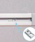 20 Pack 1/4-20 T Slot Nuts With Ball Spring Roll In Steel shown in 10 series aluminum extrusion profile.