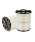 2 Pack Replacement Cartridge Filter For 5 To 20 Gallon Shop Vacuums Pleated Standard Filter With Large Surface Area For Superior Dust Capture