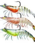 Duramax Pre Rigged Soft Fishing Lures With BKK Hooks No Rigging Needed Tear Resistant TPE Shrimp Baits