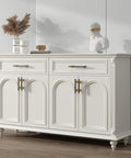 White dresser with 10 Pack Black And Gold Cabinet Pulls 5 1/16 Inch Overall Length With 3 Inch Center Hole Stainless Steel Grips And Zinc Alloy Base
