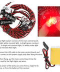 LED Light Kit For RC Airplane Night Flying with cable and connectors, showcasing easy install and bright lighting modes for dusk flying.
