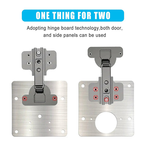 Stainless Steel Cabinet Hinges Repair Plate Kit For Kitchen Cupboard Doors With Bracket Repair No Fuss Install Includes Fixing Screws