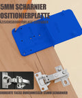 Hinge Cutter Positioning Marker Plate from Eight Piece Forstner Drill Bit Set For Woodworking With Hex Shank For DIYers