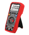 Pro Grade Digital Multimeter With True RMS, 22K Counts, 1000V AC DC Range, 20A Current, Tests Resistance, red handheld device